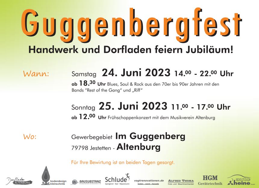2023 Guggenbergfest Inserat